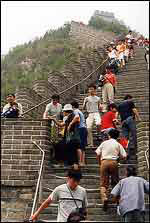 Going up the Great Wall