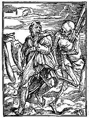 Luring the fool with music in Hans Holbein's 
"Dance of Death" 