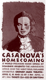 Casanova's Homecoming Poster, Ordway Theater